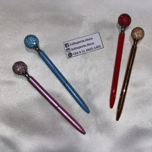 Lapiceras metalicas divinas bolas de fuego