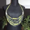 COLLARES, DE SEDA  NATURAL Y ABALORIOS DE IBIZA ( ARTESANALES ) - Imagen 2